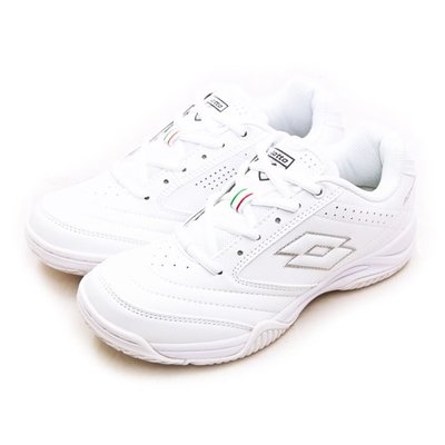 利卡夢鞋園–LOTTO多功能運動鞋--白色學生鞋--ROMA--白--2069-2--女