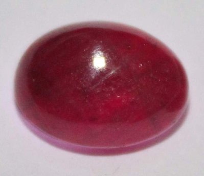 緬甸蛋面紅寶裸石正鴿血紅天然豔紅顏色無燒重7.75克拉尺寸見圖一元硬幣
