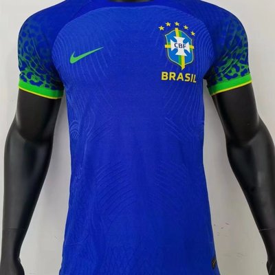 22-23卡塔爾世界杯巴西客場球員版球迷版球衣10號內馬爾足球服~熱賣中！