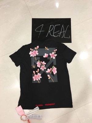 ［4real］OFF-WHITE 17fw 櫻花短袖