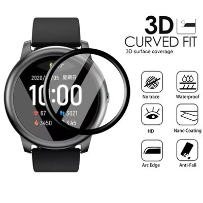 XIAOMI 適用於小米 Haylou Solar LS05 智能手錶屏幕保護膜的 3D 全覆蓋軟保護膜(非玻璃)