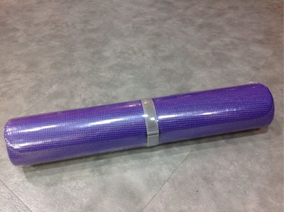 台灣製造 瑜珈墊 運動地墊 瑜珈 紫 素面 附背帶 尺寸：61*172cm 厚：3mm
