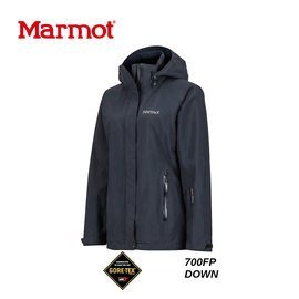 【速捷戶外】美國 Marmot 土撥鼠 35570 女Goretex 兩件式(內層羽絨外套)防水透氣外套(黑),登山雨衣