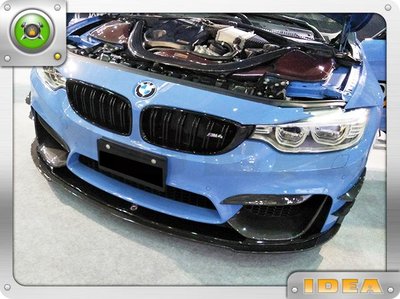 泰山美研社 18041607 BMW M4  carbon 碳纖維卡夢前保風刀 飾板左右定風翼 不含輪弧飾片