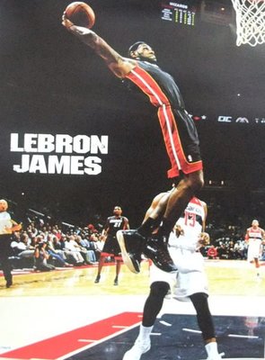 NBA邁阿密熱火詹姆士LEBRON JAMES海報16