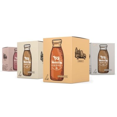 【超取免運】(2盒組)Dripoドリポ牧場 紅茶牛乳 咖啡牛乳 無糖咖啡牛乳(25包/盒)