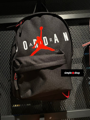 【Simple Shop】NIKE JORDAN 後背包 書包 筆電包 防潑水 喬丹 運動背包 FB1761-010