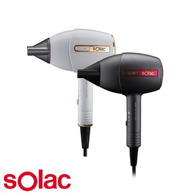 【Solac】低輻射負離子吹風機SRD-808(白/灰兩色可選) 適合孕婦兒童