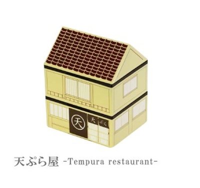 ***日本帶回*** HAKOYA可微波 店型の二段お弁当箱2段式便當盒(日本製)♪☆♪ 天ぷら屋