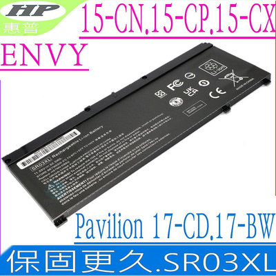 HP SR04XL 電池 適用惠普 ENVY X360 15-CP0013NR 15M-CP0011 15M-CP0012dx