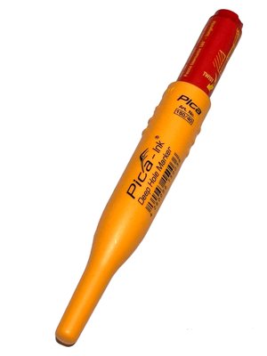 德國 Pica 工程筆 150-40 深孔標記奇異筆 紅色 單支
