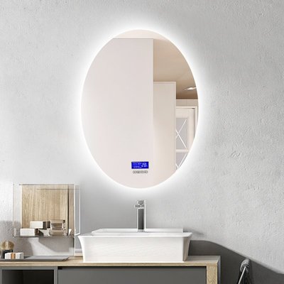 熱銷 浴室鏡 化妝鏡 霧衛生間鏡子壁掛洗手間帶燈歐式浴室鏡
