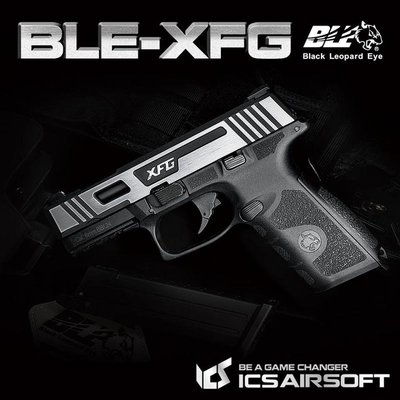 【原型軍品】全新 II ICS BLE-XFG GBB 瓦斯手槍 雙色