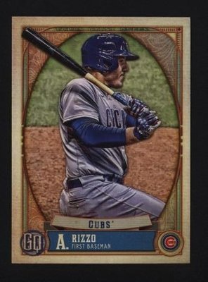 2021 Topps Gypsy Queen #41 Anthony Rizzo - Chicago Cubs