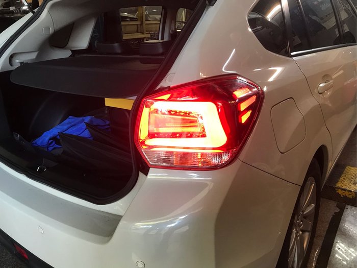 Dk Led Subaru Xv Impreza 5d 尾燈總成導光 大顆粒光柱高亮度直上安裝另有尾燈全led化倒車燈 Yahoo奇摩拍賣