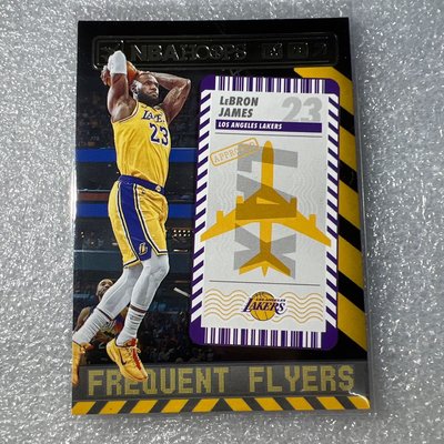 NBA球員卡 湖人 2021-22 Hoops Frequent Flyers LeBron James Los Angeles Lakers #13