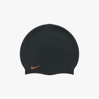 快速出貨 NIKE 成人矽膠泳帽 競速矽膠泳帽 游泳帽 成人用 抗氯纖維 黑色 93060-011