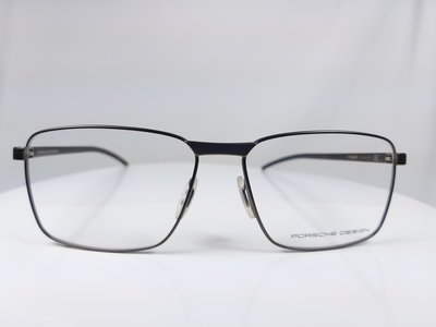 『逢甲眼鏡』PORSCHE DESIGN鏡框 全新正品 深棕色 金屬細方框 極輕舒適 極簡設計【P8325 D】