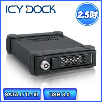 【kiho金紘】ICY DOCK 2.5 SATA HDD SSD USB3.0外接抽取盒MB991U3-1SB