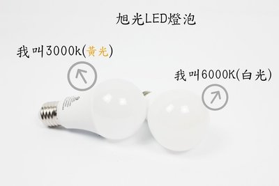 [戶外家]附發票 旭光牌 LED燈泡 13W 白光 黃光 E27 省電燈泡 球型燈泡[L57]