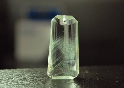 【東采藝術珠寶】天然綠幽靈水晶墜子 柱狀水晶 金字塔 LCR00015 可鑲成 swarovski 施華洛世奇水晶項鍊