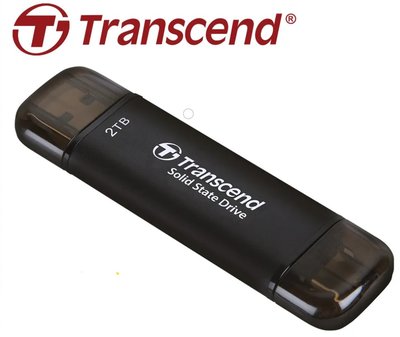 《SUNLINK》Transcend 創見 ESD310C USB3.2/Type C 2TB 雙介面固態行動碟