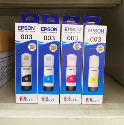 (含稅) EPSON T00V 原廠填充墨水 003 四色一組L1210 L3210 L3250 L3260 L5290