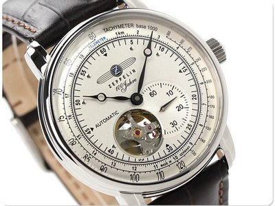 ZEPPELIN 齊柏林飛船 手錶 機械錶 100週年 41mm 德國 飛行錶 7662-1
