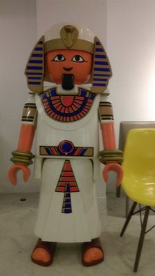 [老件 摩比] 真人尺寸 130cm 德國 Playmobil 埃及 法老王 展示 非賣品 公仔 kaws 4feet