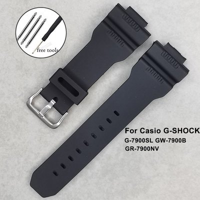 森尼3C-Replacement Watchband for Casio G-SHOCK G-7900SL GW-7900B GR-品質保證