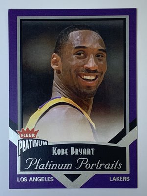 2002-03 Fleer Platinum Portraits #13 Kobe Bryant Lakers