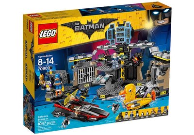交換禮物 蝙蝠俠【芒果樂高】Lego 70909【Batcave Break-in】【壓盒還原_盒況優】