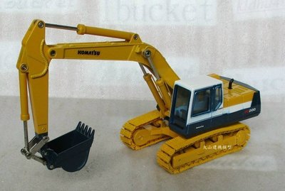[丸山建機模型店]---絕版品 KOMATSU PC200-5型 1/43怪手挖土機模型---金屬履帶