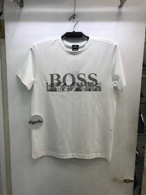 Hugo Boss 白灰兩色 Logo 圖案 圓領T恤 全新正品 男裝 歐洲精品