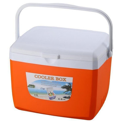 【現貨】13L戶外保溫箱冷藏箱手提便攜式食品冷鏈保溫外賣塑膠冰包冰桶