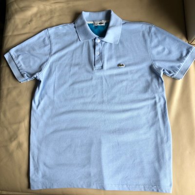 [品味人生]保證正品 Lacoste 天空藍色 短袖POLO衫 size XXL  適合 XL 法國製