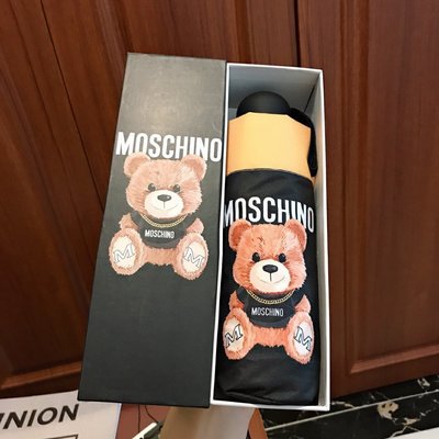 【熱賣精選】2021年 夏季新品 MOSCHINO 小熊印花 摺疊傘 時尚 可愛 優雅