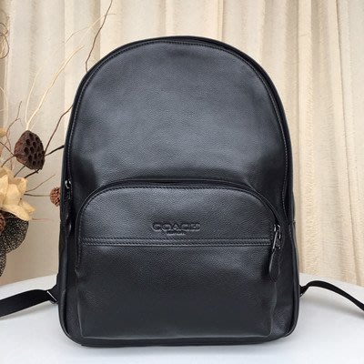 琳精品@COACH 68993 最新款時尚男士全皮雙肩背包 後背包 休閒旅行包 大容量書包
