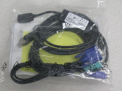DELL 戴爾 P750 -010 KVM 切換線 PS/2 VGA 890RF 數據線