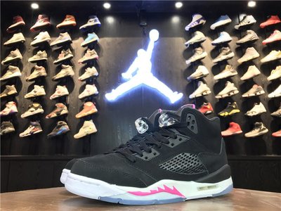 Air Jordan 5 GS “Deadly Pink”黑粉 經典 百搭 中筒 籃球鞋 女鞋 440892-029