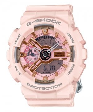 【金台鐘錶】CASIO卡西歐G-SHOCK S系列 粉玫瑰金 GMA-S110MP-4A1 GMA-S110MP 限量版