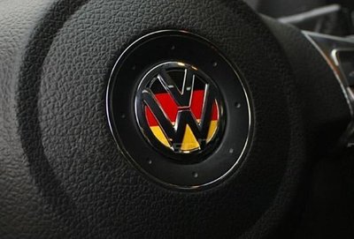 VW 國旗貼方向盤貼+輪胎貼 GTI polo golf tiguan Beetle passat  沂軒精品A0044