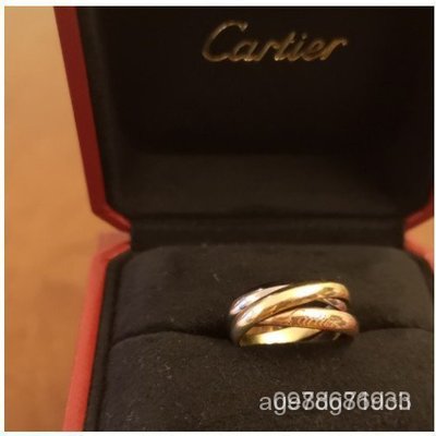 【日本二手】Cartier 卡地亞 Trinity de Cartier 三環戒 小型款 B4086100