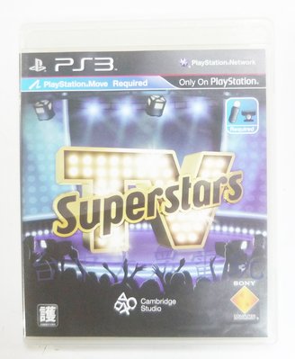 PS3 電視超級冠軍 TV Superstars (MOVE專用) (中文版)(二手片-光碟約9成5新)【台中大眾電玩】