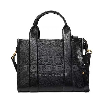 現貨熱銷-大牌潮款現貨海外代購代購 M*J Marc Jacobs Tote bag mini牛皮革單肩斜挎手提包mj托