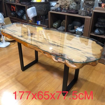 台灣檜木原木桌 厚9公分