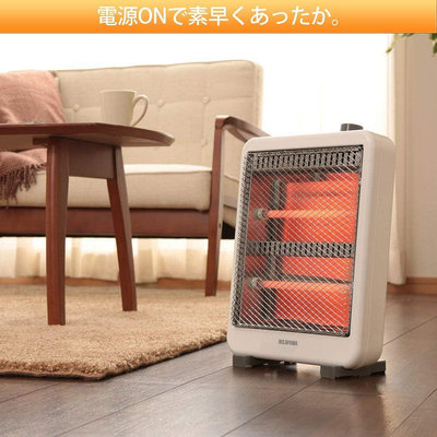 日本 IRIS OHYAMA 薄型電暖氣機 IRIS OHYAMA 日本 石英管5秒加熱 方便輕巧 兩段式 5折 暖器 暖爐 電熱器 【全日空】