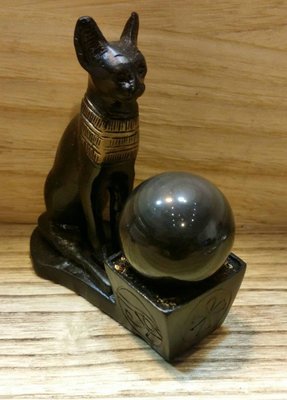 銅製埃及貓錐香器【藥魂】