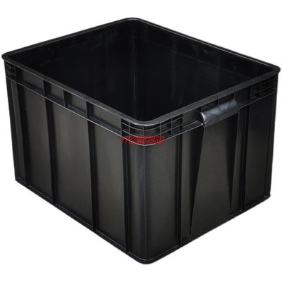 下殺-超大加厚防靜電周轉箱零件盒ESD電子元件盒導電箱黑色塑料收納筐