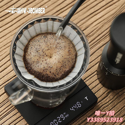 咖啡組MHW-3BOMBER轟炸機V60過濾杯 精靈濾杯 手沖咖啡滴漏式分享壺套裝咖啡器具